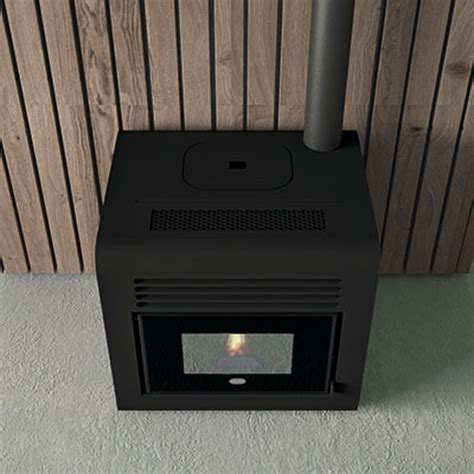 Hermes Stufa a Pellets 7,5 KW Con Piedistallo Eva Calor